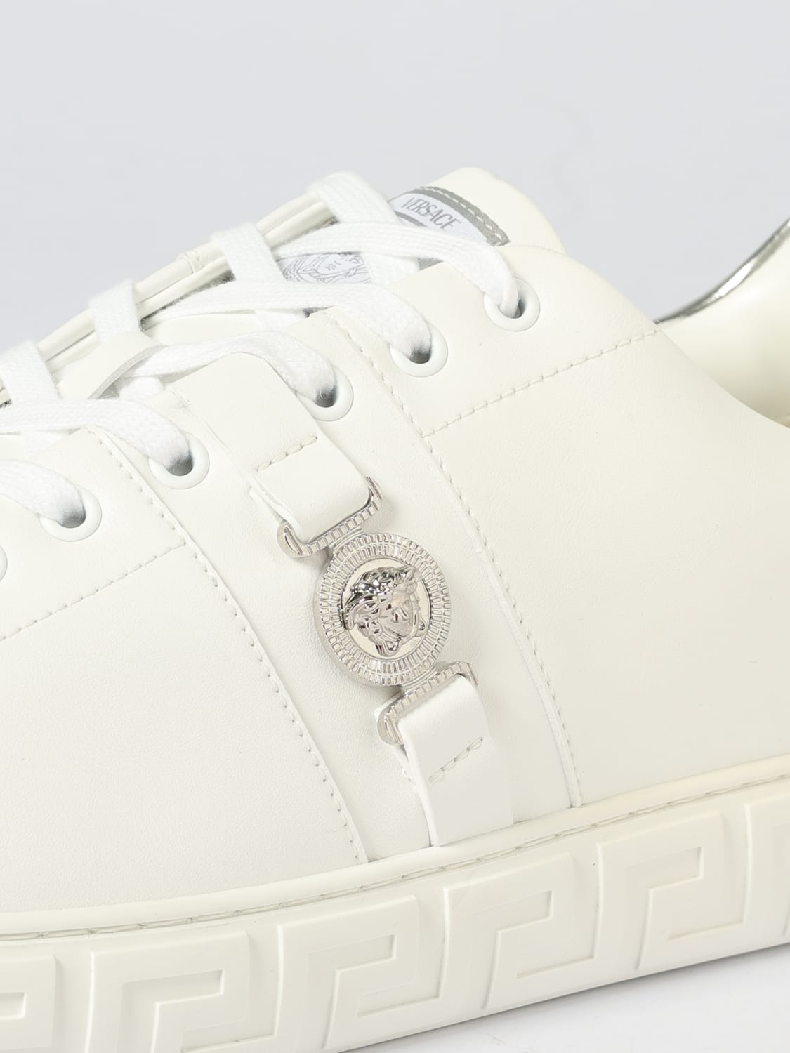 VERSACE 스니커즈: 스니커즈 남성 Versace, 화이트 - Img 4