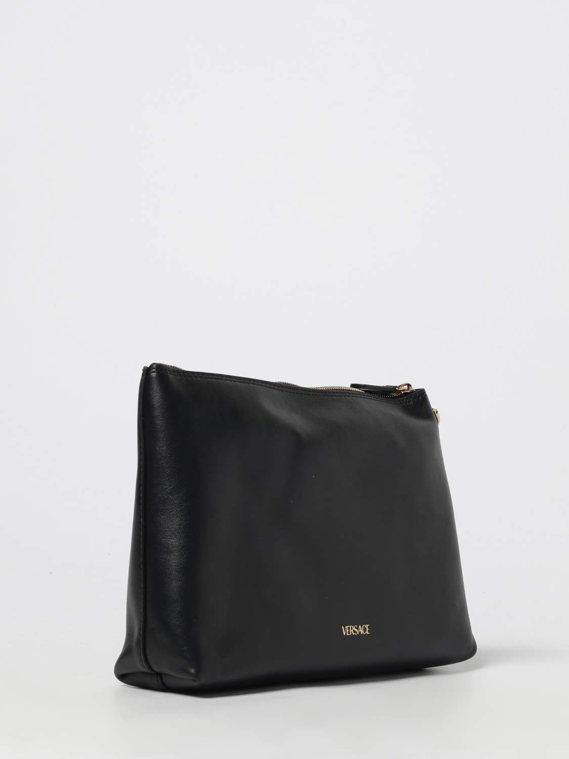 VERSACE PORTADOCUMENTI: Pochette La Medusa in pelle Versace, Nero - Img 3