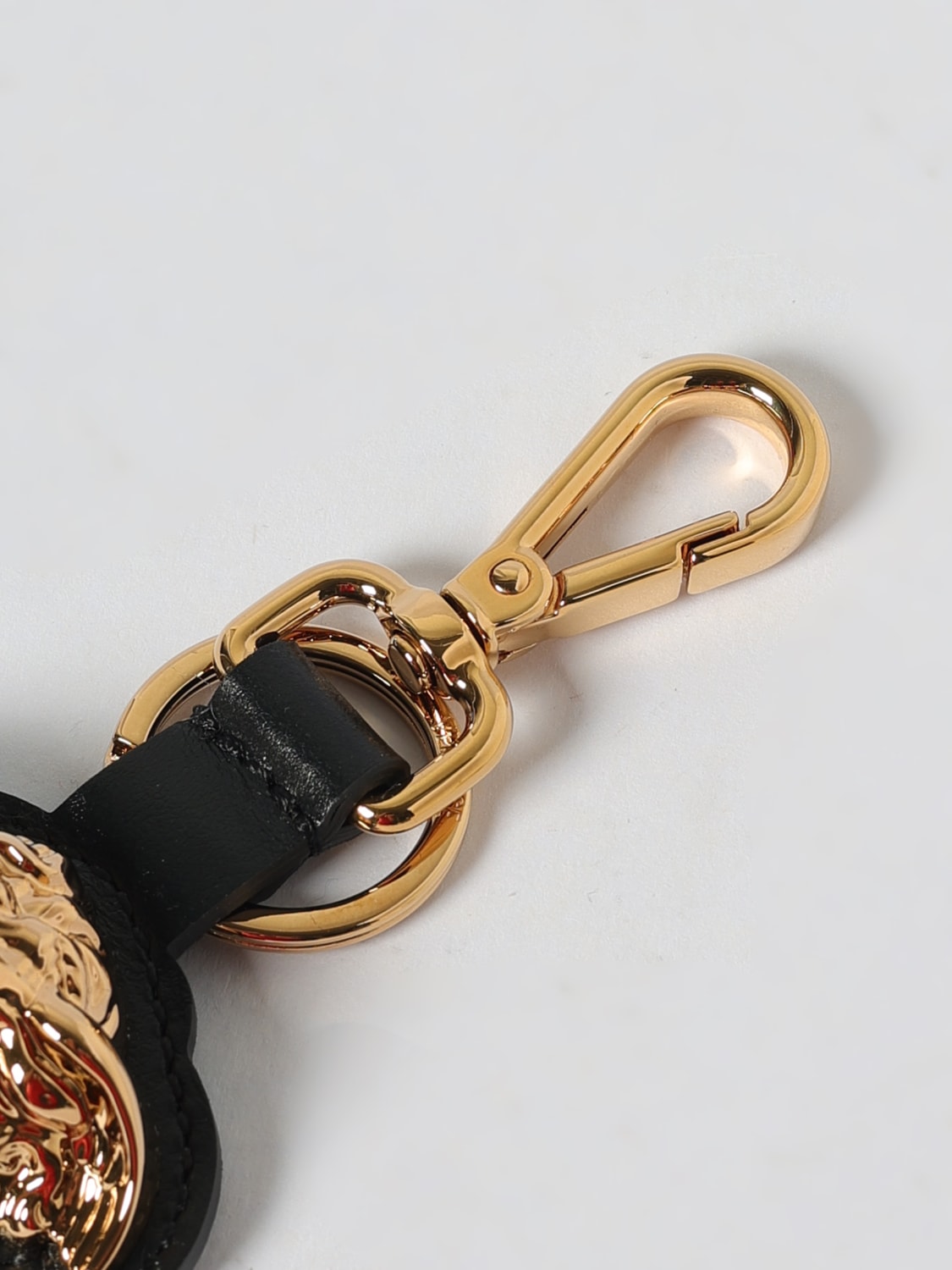 VERSACE KEYRING: Keyring men Versace, Black - Img 2