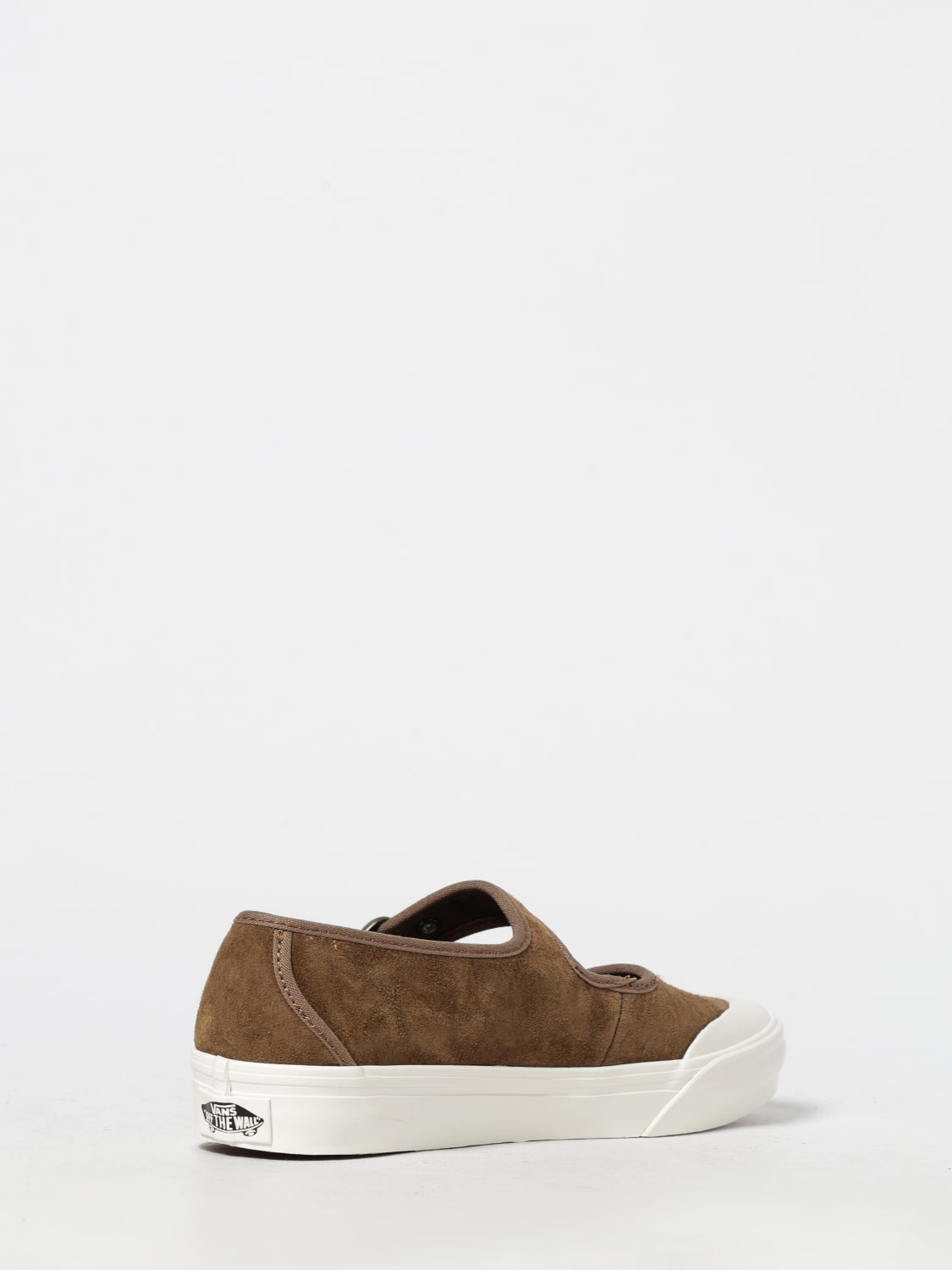 VANS BALLERINE: Baskets femme Vans, Marron - Img 3