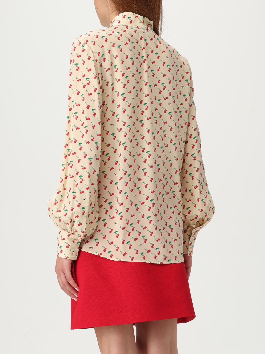 VALENTINO SHIRT: Shirt woman Valentino, Yellow Cream - Img 3