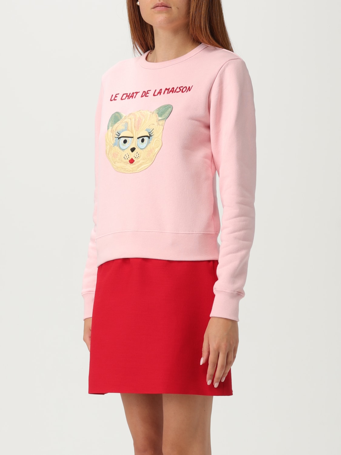 VALENTINO SWEATSHIRT: Sweatshirt woman Valentino, Pink - Img 4