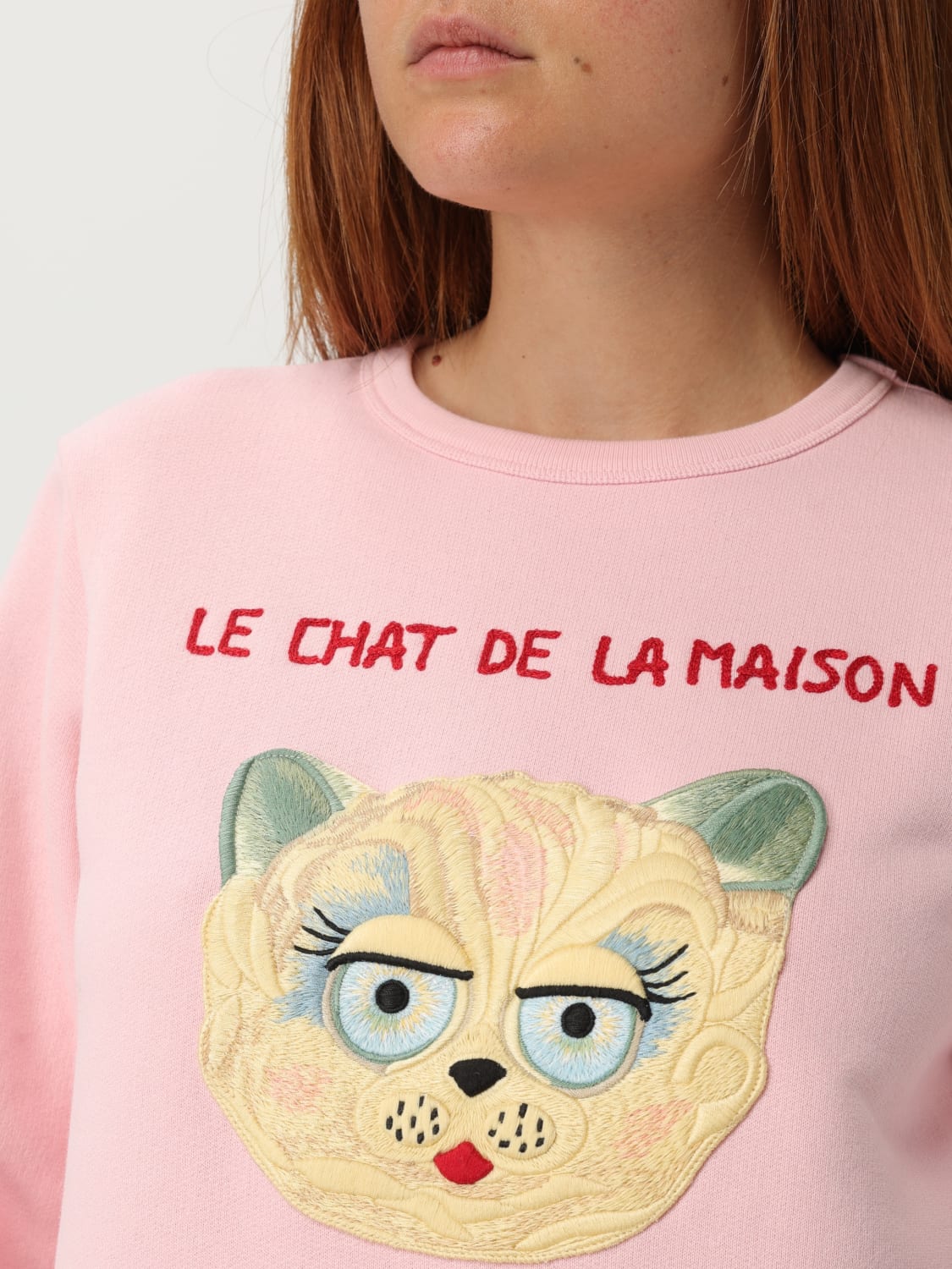 VALENTINO SWEATSHIRT: Sweatshirt woman Valentino, Pink - Img 5