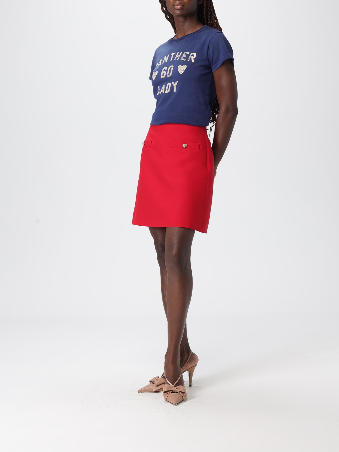 VALENTINO T-SHIRT: T-shirt woman Valentino, Blue - Img 2