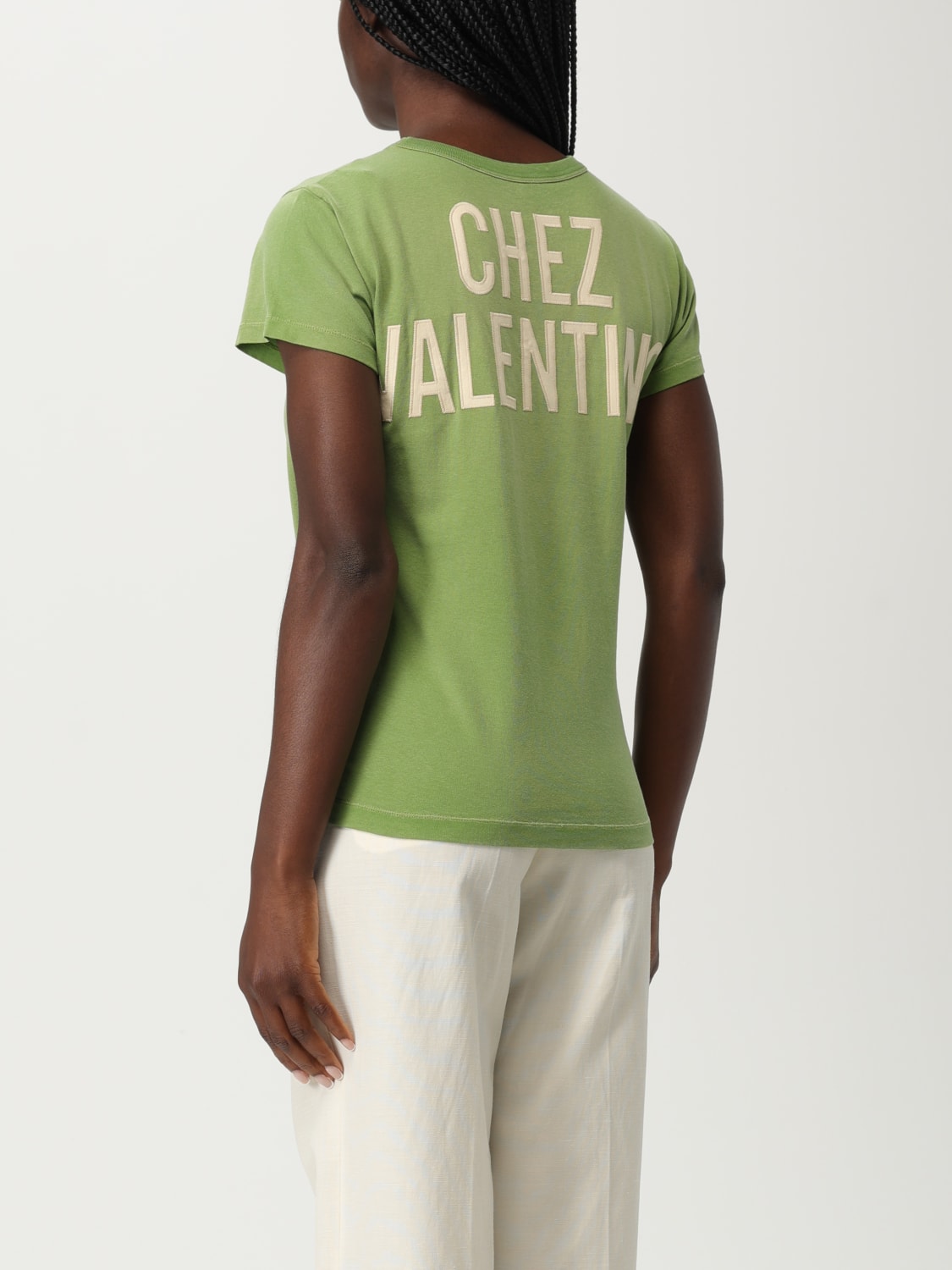 VALENTINO T-SHIRT: T-shirt woman Valentino, Green - Img 2