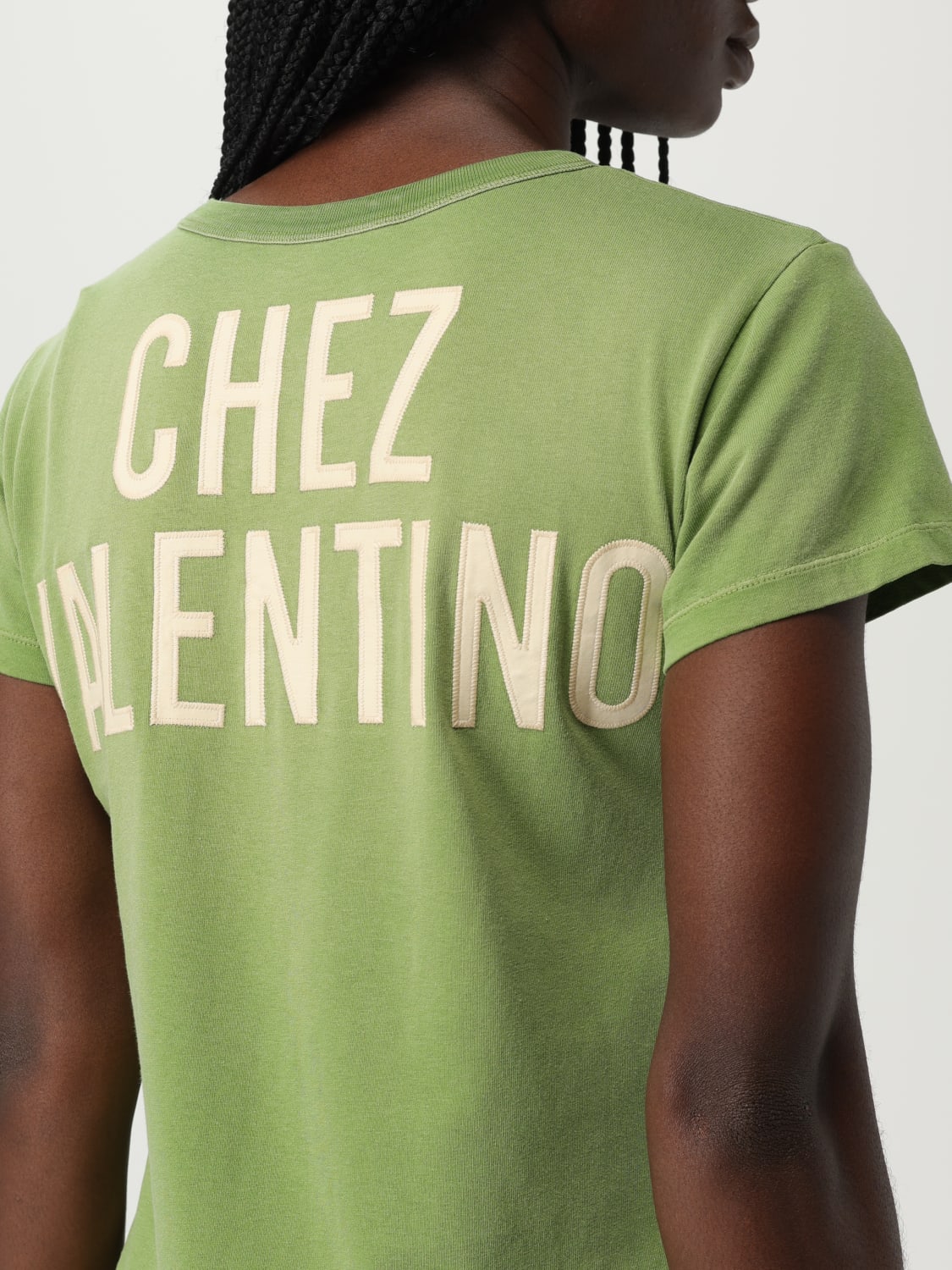 VALENTINO T-SHIRT: T-shirt woman Valentino, Green - Img 4