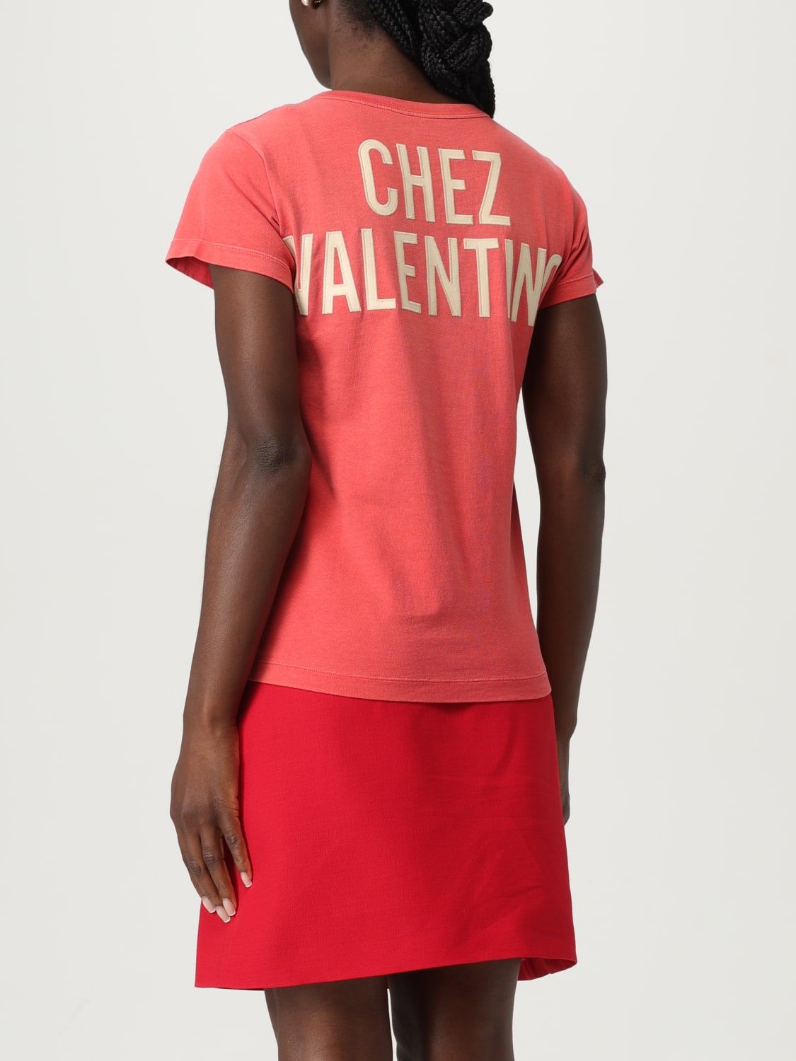 VALENTINO T-SHIRT: T-shirt woman Valentino, Red - Img 2