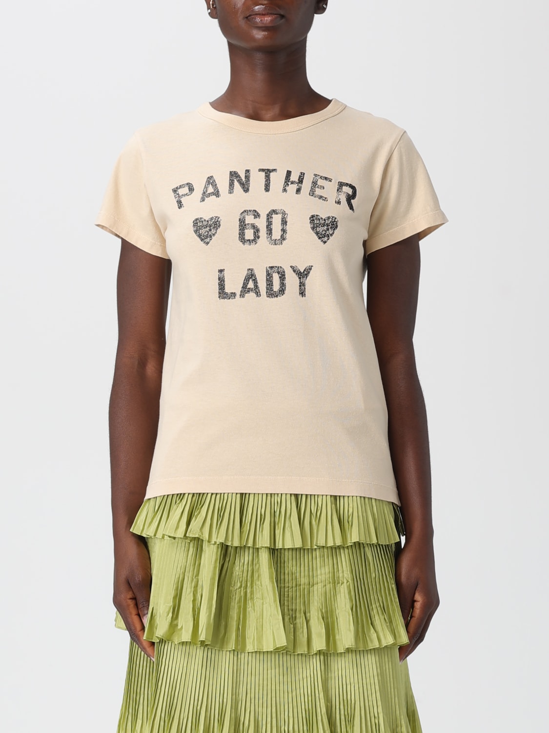 VALENTINO T-SHIRT: T-shirt woman Valentino, Yellow Cream - Img 1