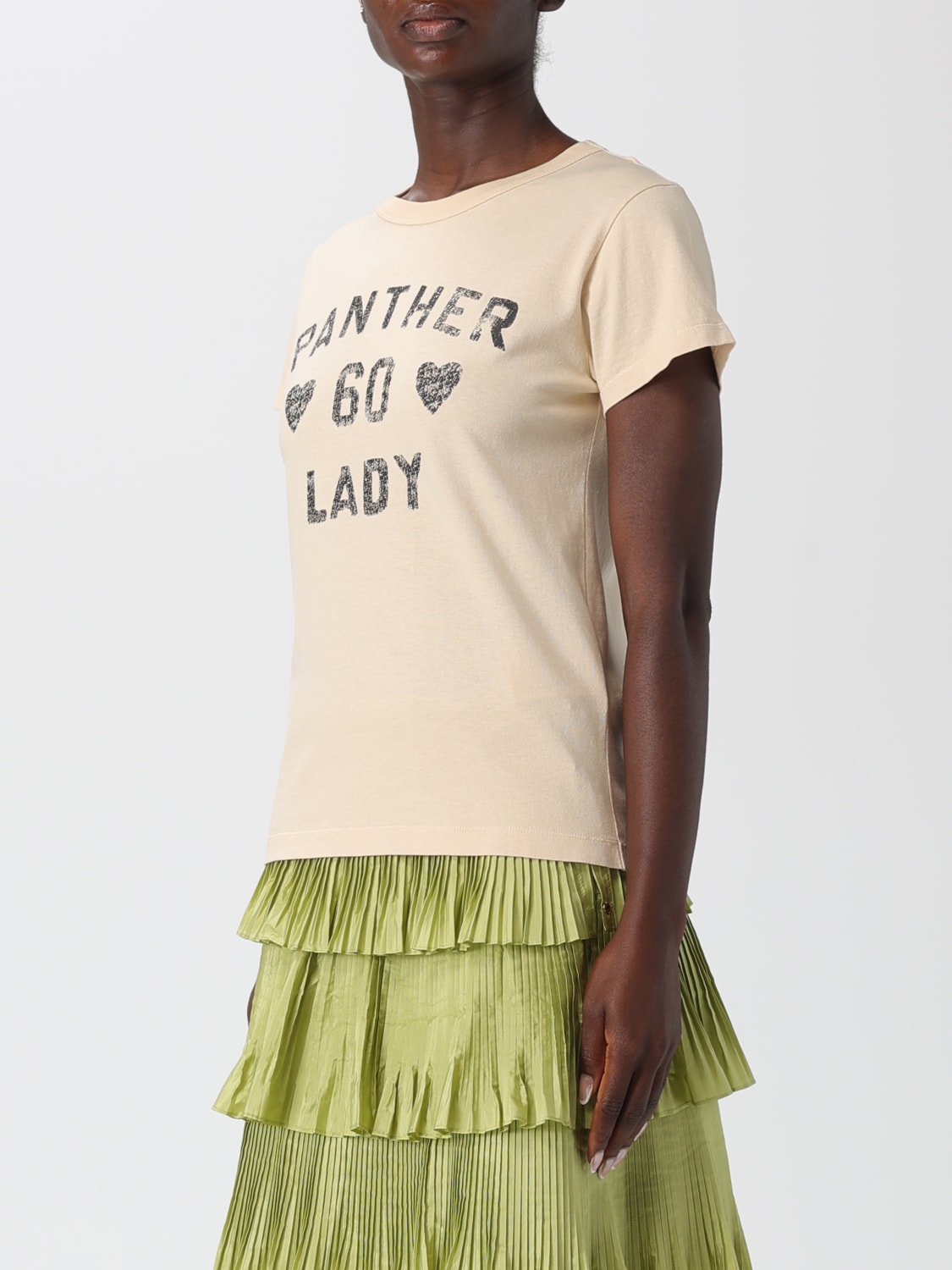 VALENTINO T-SHIRT: T-shirt woman Valentino, Yellow Cream - Img 4