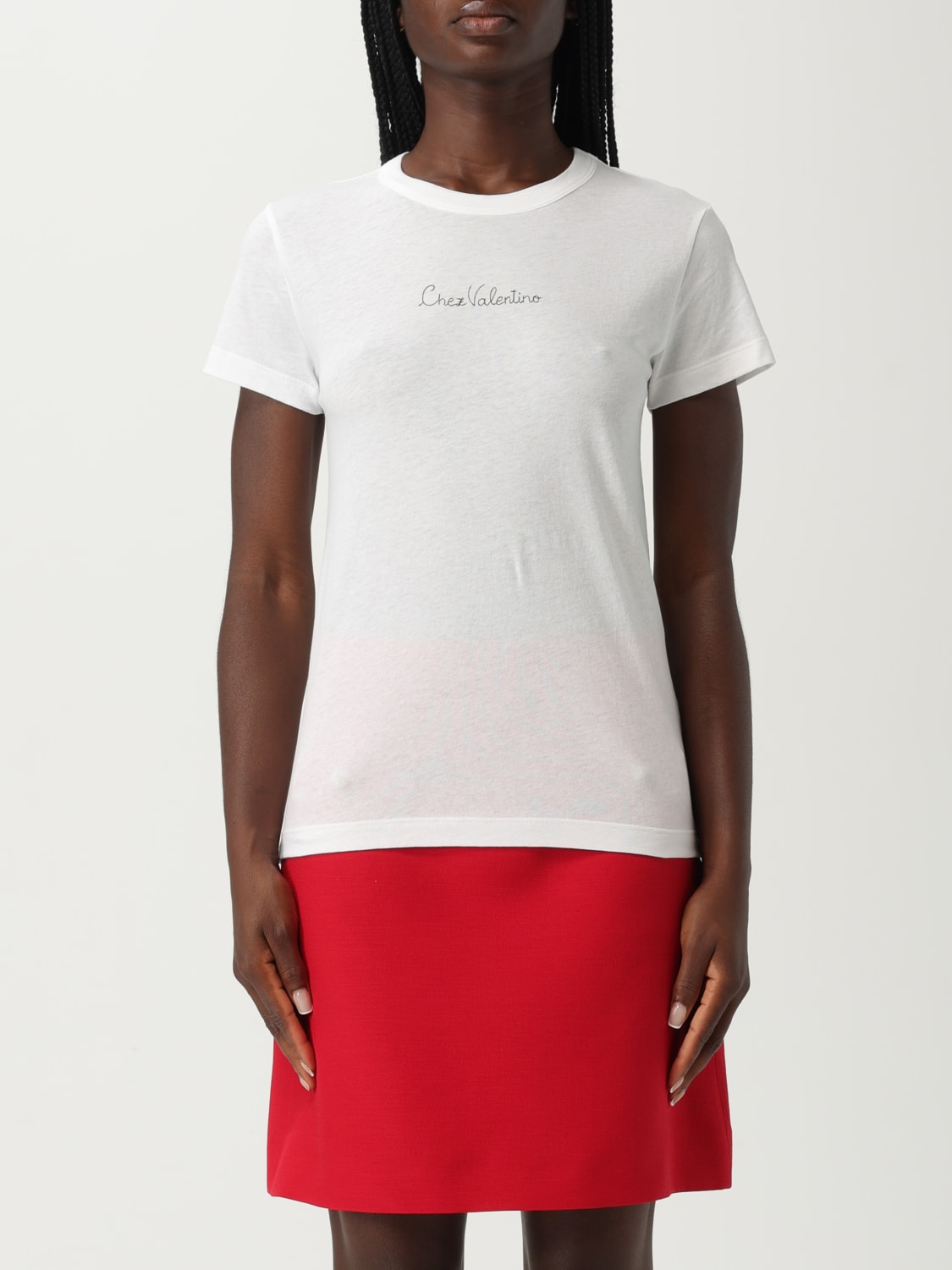 VALENTINO T-SHIRT: T-shirt woman Valentino, White - Img 1