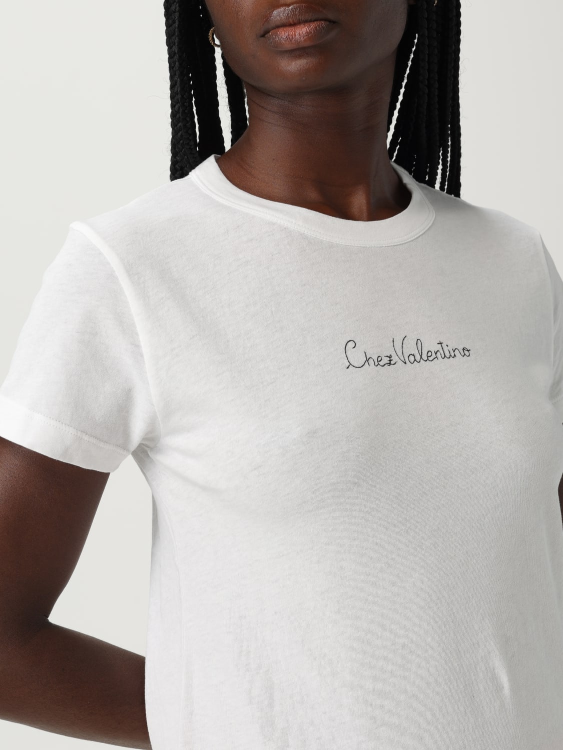 VALENTINO T-SHIRT: T-shirt woman Valentino, White - Img 5