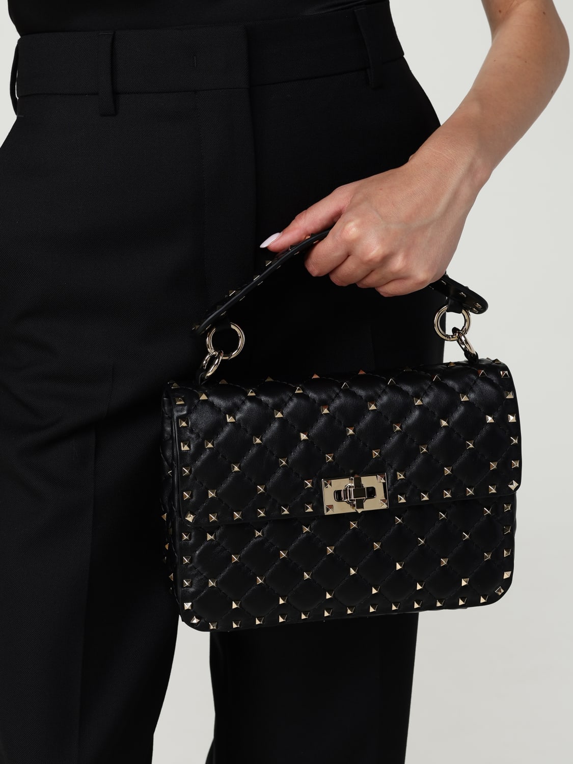 VALENTINO GARAVANI MINI BAG: Shoulder bag woman Valentino Garavani, Black - Img 2