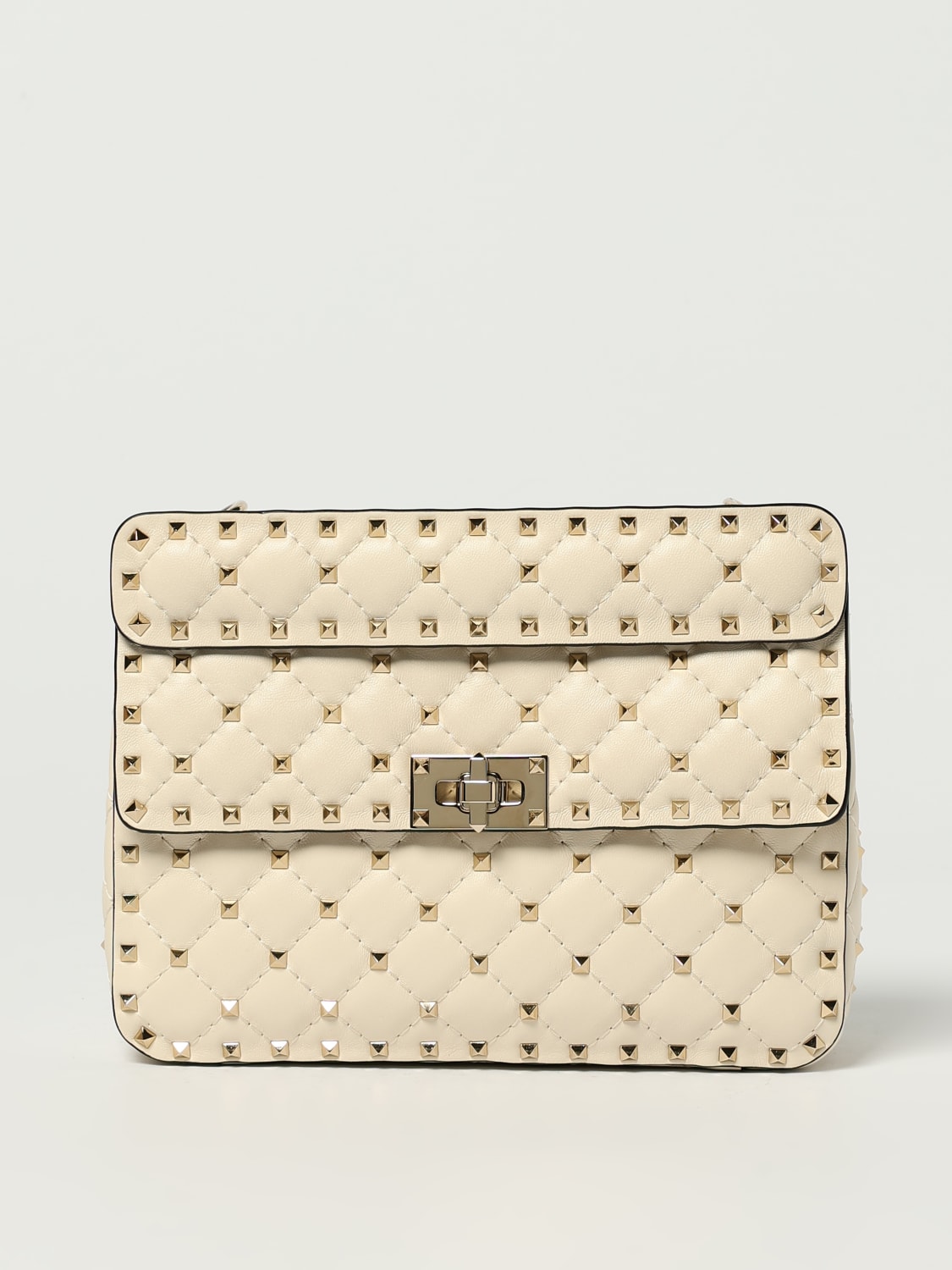 VALENTINO GARAVANI MINI BAG: Shoulder bag woman Valentino Garavani, Yellow Cream - Img 1