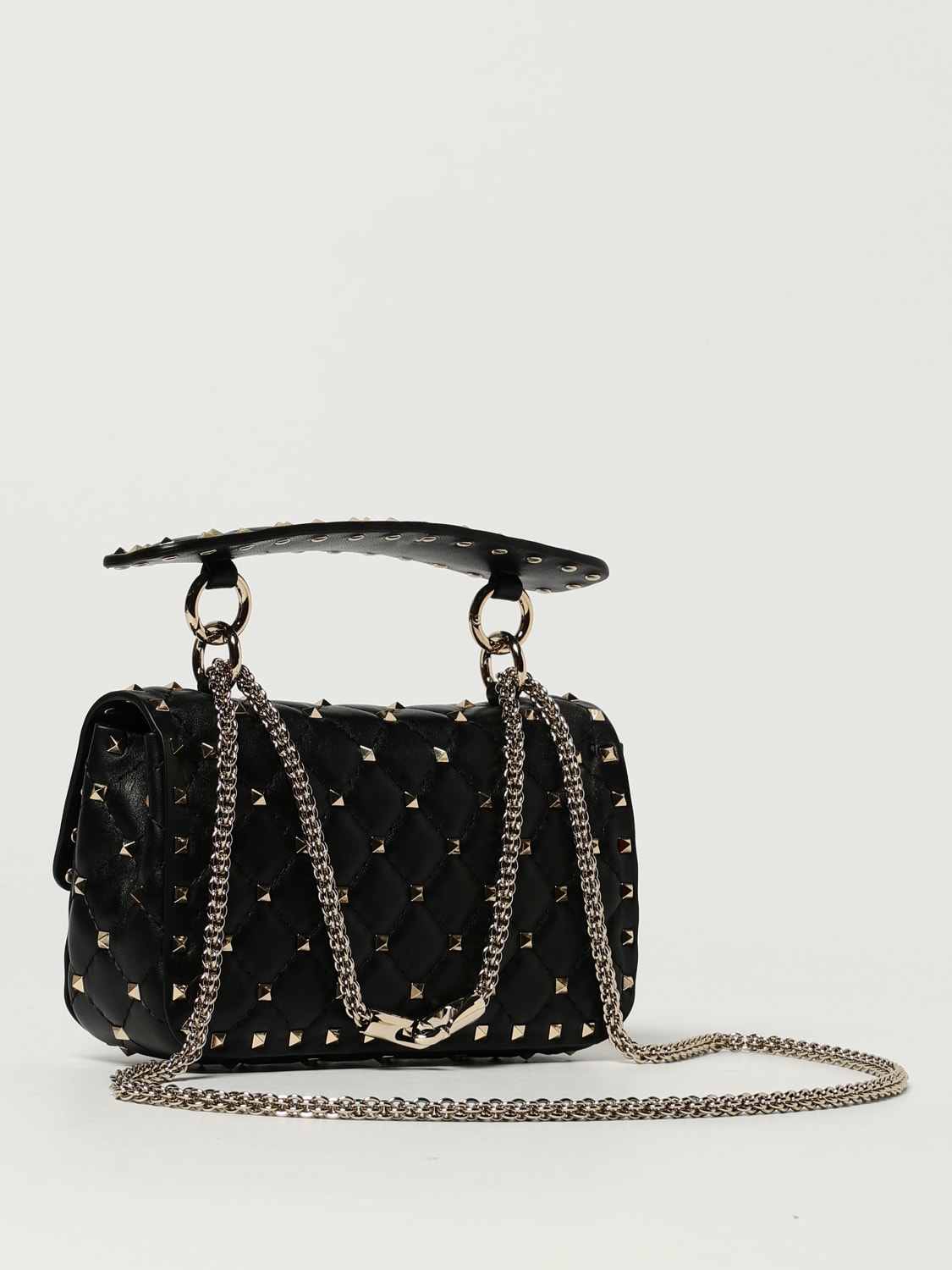 VALENTINO GARAVANI MINITASCHE: Schultertasche damen Valentino Garavani, Schwarz - Img 3