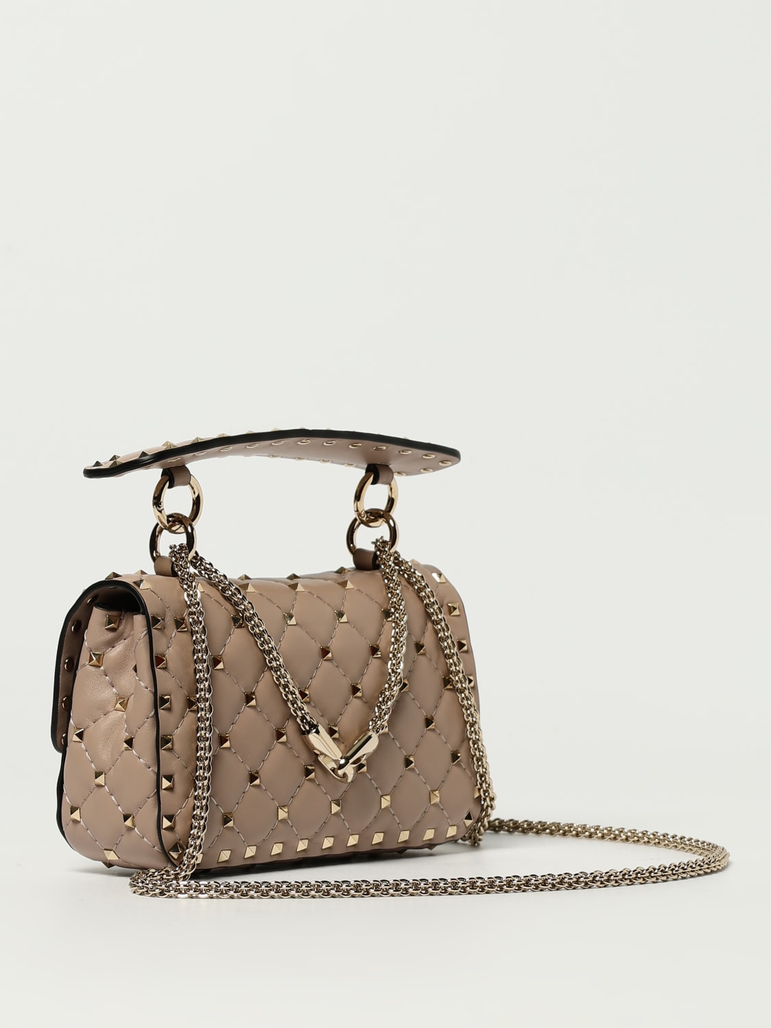 VALENTINO GARAVANI MINI BAG: Shoulder bag woman Valentino Garavani, Blush Pink - Img 3