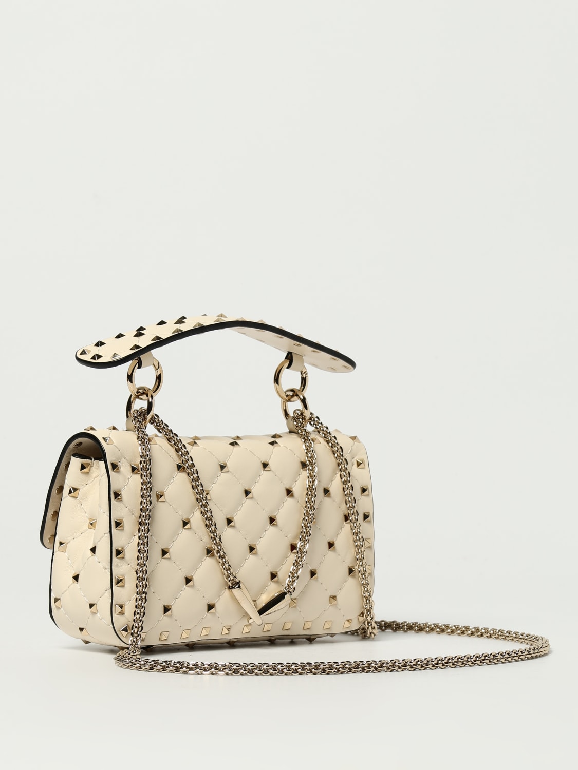 VALENTINO GARAVANI MINITASCHE: Schultertasche damen Valentino Garavani, Yellow Cream - Img 3