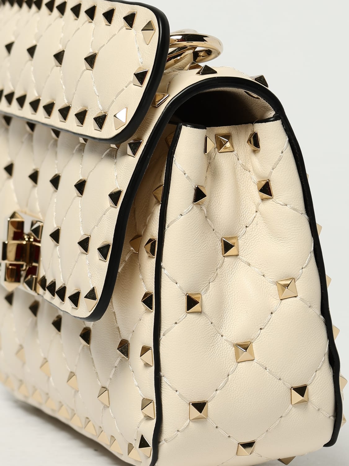 VALENTINO GARAVANI MINITASCHE: Schultertasche damen Valentino Garavani, Yellow Cream - Img 4