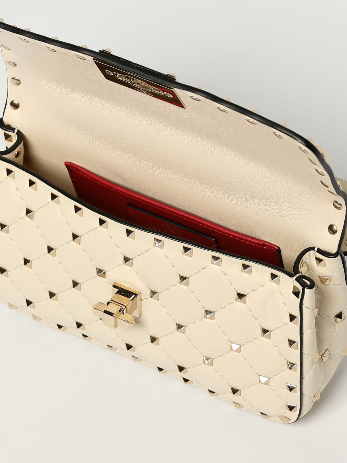 VALENTINO GARAVANI MINITASCHE: Schultertasche damen Valentino Garavani, Yellow Cream - Img 5