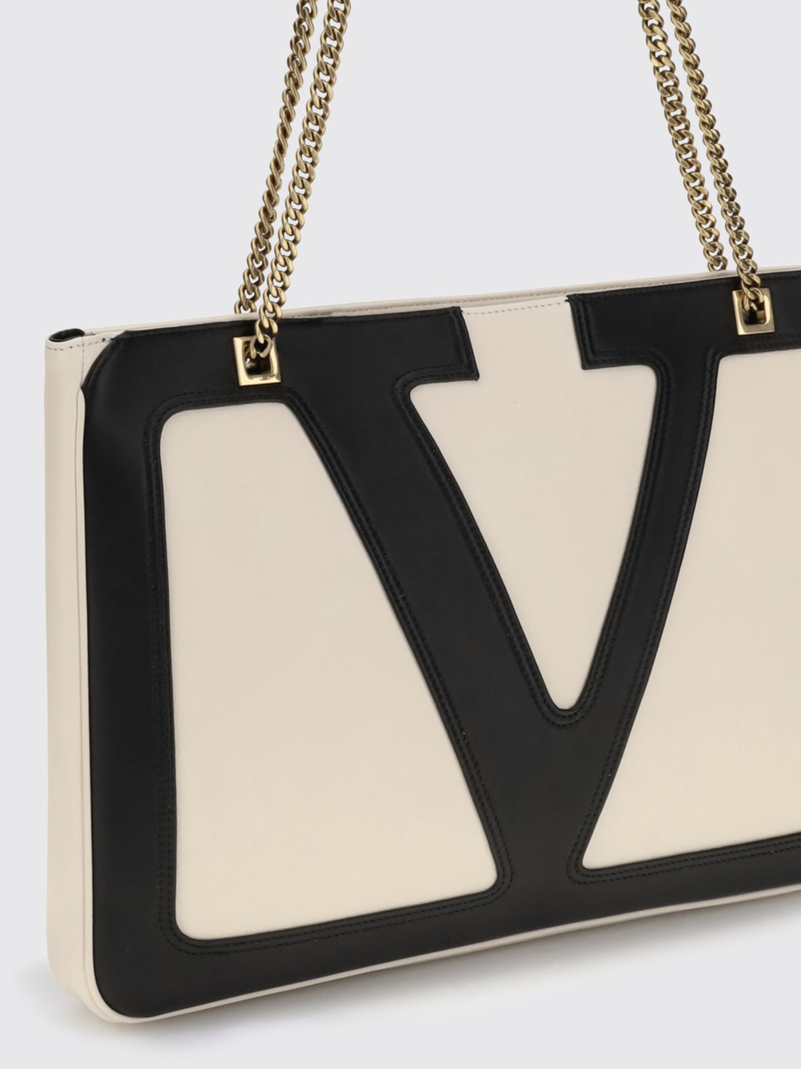VALENTINO GARAVANI TOTE BAG: Shoulder bag woman Valentino Garavani, White - Img 3