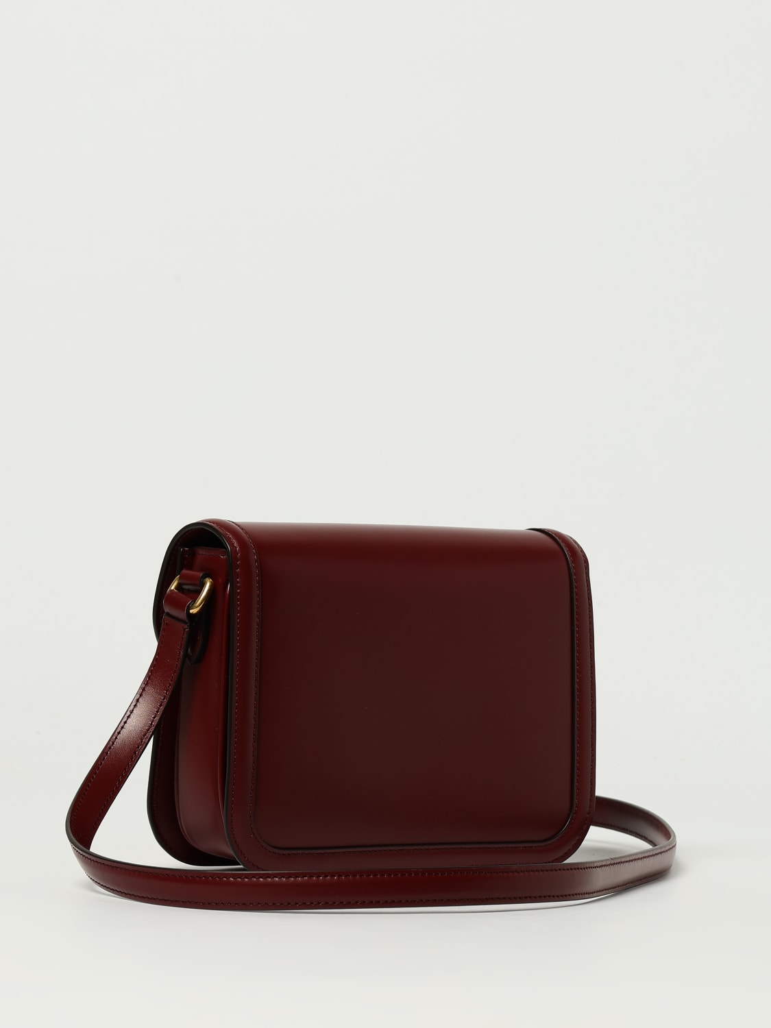 VALENTINO GARAVANI BORSA A TRACOLLA: Borsa 9To5 Valentino Garavani in pelle, Bordeaux - Img 3