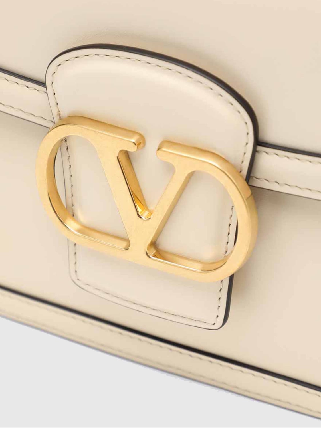 VALENTINO GARAVANI CROSSBODY BAG: Shoulder bag woman Valentino Garavani, Butter - Img 3