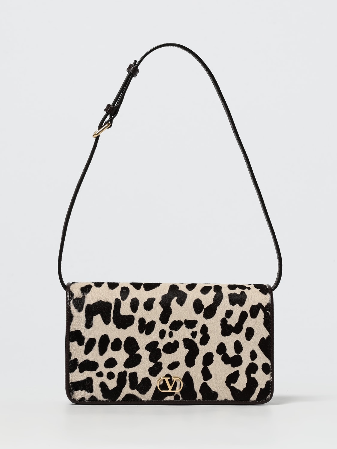 VALENTINO GARAVANI MINI BAG: Shoulder bag woman Valentino Garavani, Beige - Img 1