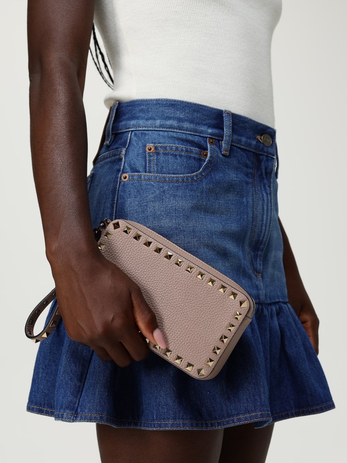 VALENTINO GARAVANI MINI BAG: Shoulder bag woman Valentino Garavani, Blush Pink - Img 2