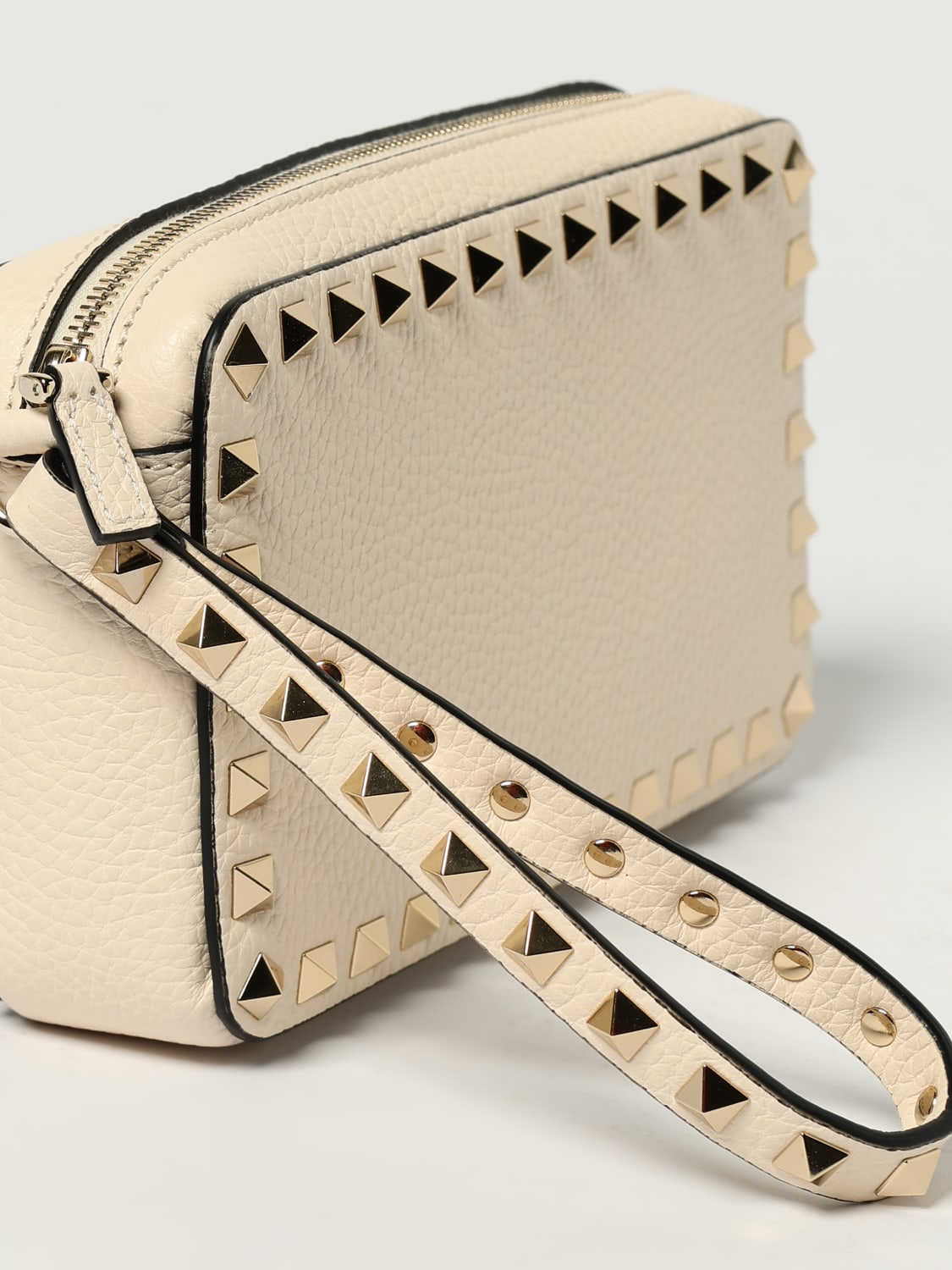 VALENTINO GARAVANI MINI BAG: Shoulder bag woman Valentino Garavani, Yellow Cream - Img 4