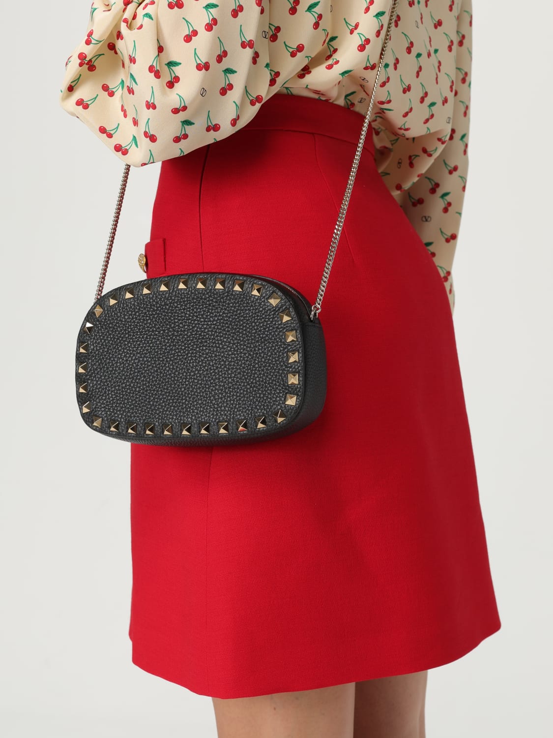 VALENTINO GARAVANI MINI BAG: Shoulder bag woman Valentino Garavani, Black - Img 2