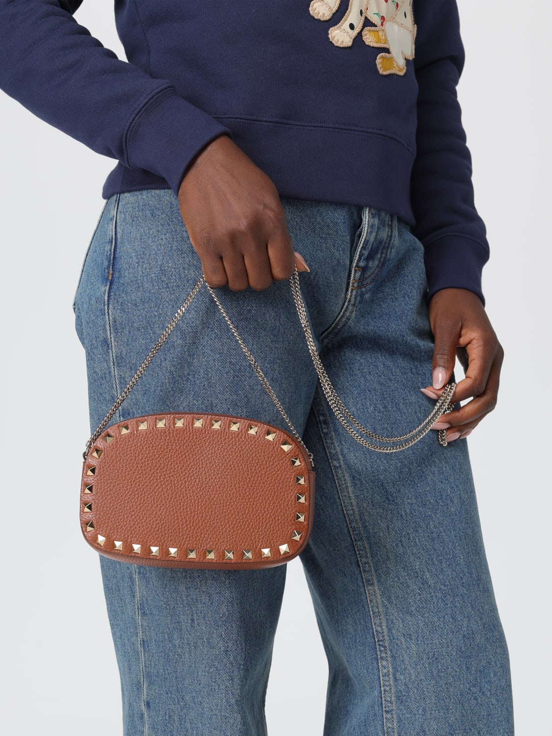 VALENTINO GARAVANI MINI BAG: Shoulder bag woman Valentino Garavani, Leather - Img 2