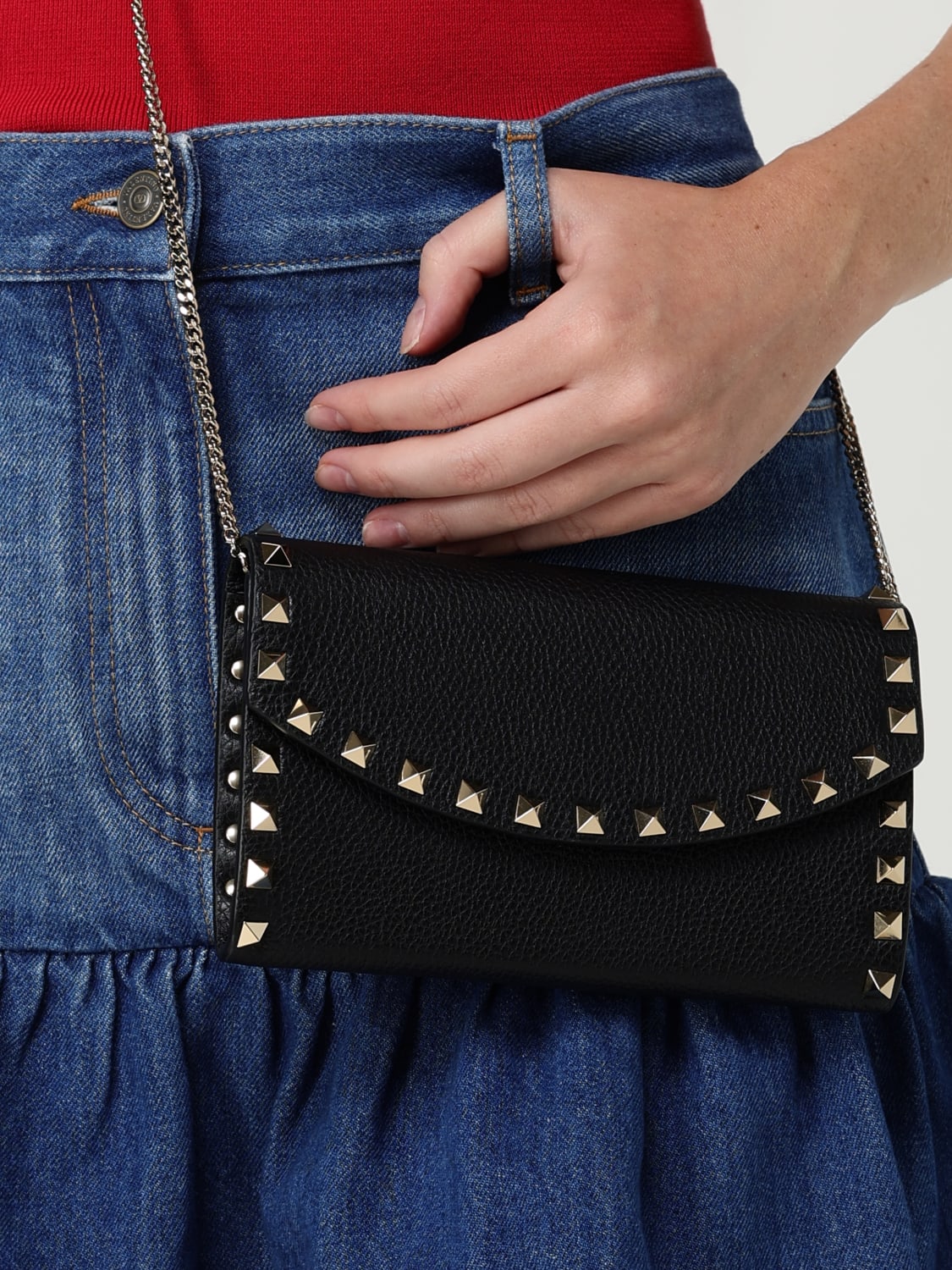 VALENTINO GARAVANI MINI BAG: Shoulder bag woman Valentino Garavani, Black - Img 2