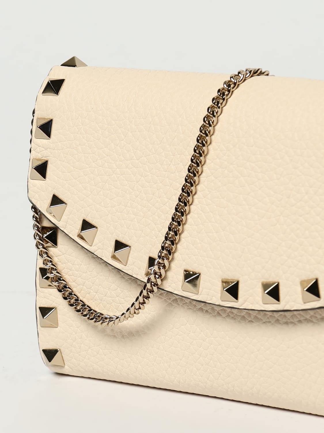 VALENTINO GARAVANI MINI BAG: Shoulder bag woman Valentino Garavani, Yellow Cream - Img 4