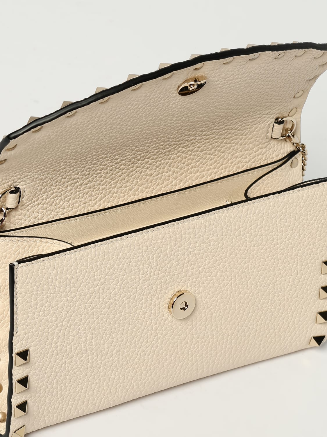 VALENTINO GARAVANI MINI BAG: Shoulder bag woman Valentino Garavani, Yellow Cream - Img 5