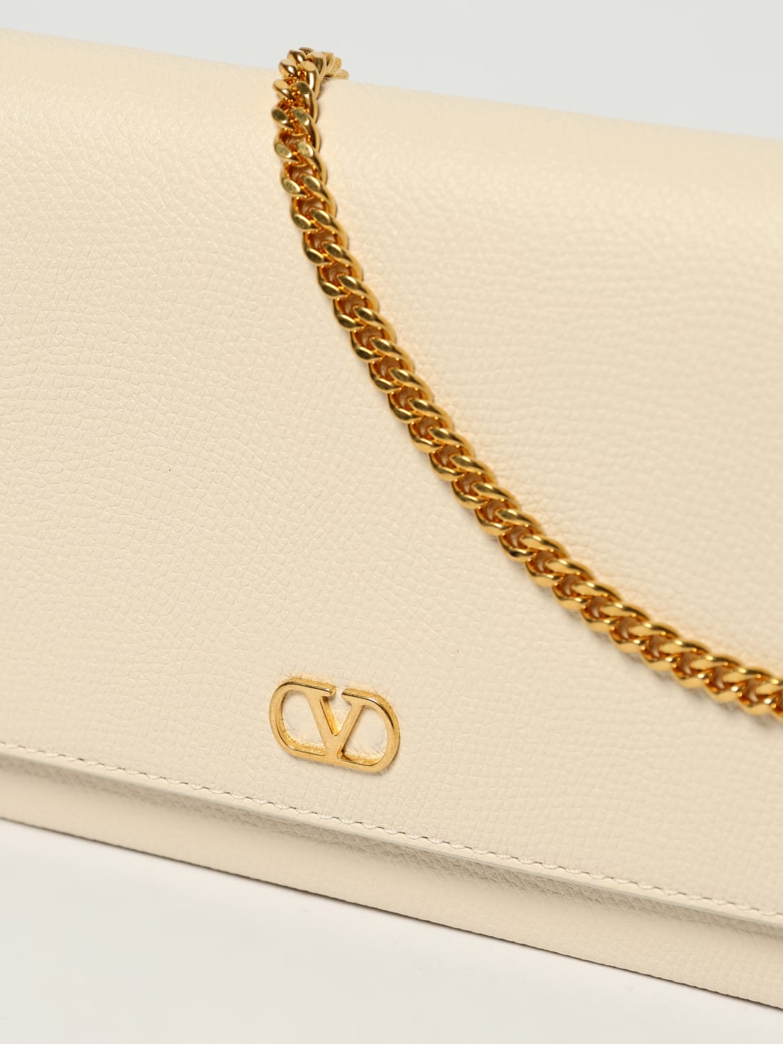 VALENTINO GARAVANI MINI BAG: Shoulder bag woman Valentino Garavani, Yellow Cream - Img 4