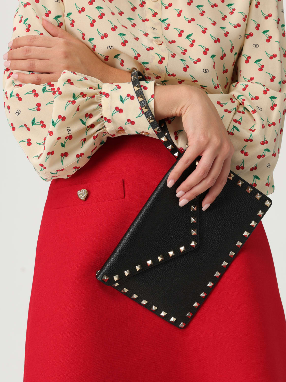 VALENTINO GARAVANI MINI BOLSO: Bolso de hombro mujer Valentino Garavani, Negro - Img 2