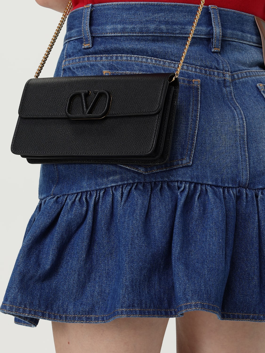 VALENTINO GARAVANI MINI BAG: Shoulder bag woman Valentino Garavani, Black - Img 2