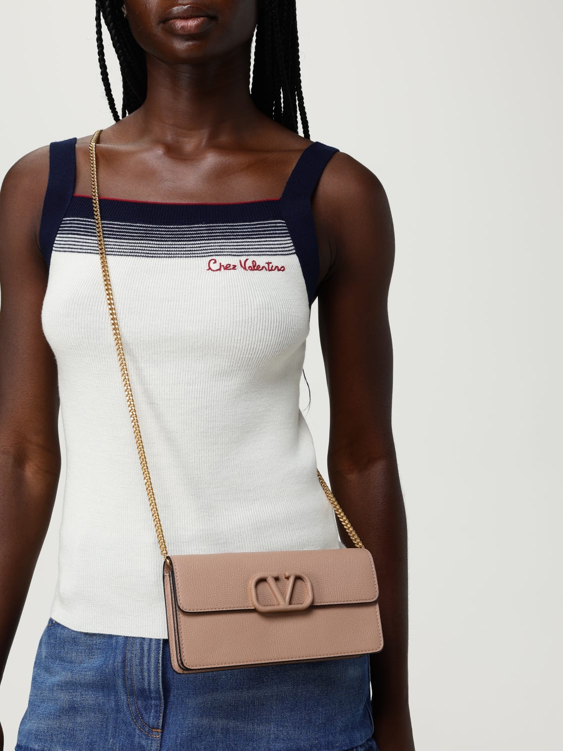 VALENTINO GARAVANI MINI BAG: Shoulder bag woman Valentino Garavani, Pink - Img 2