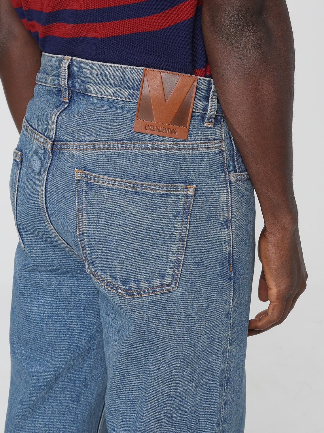 VALENTINO JEANS: Jeans men Valentino, Denim - Img 5