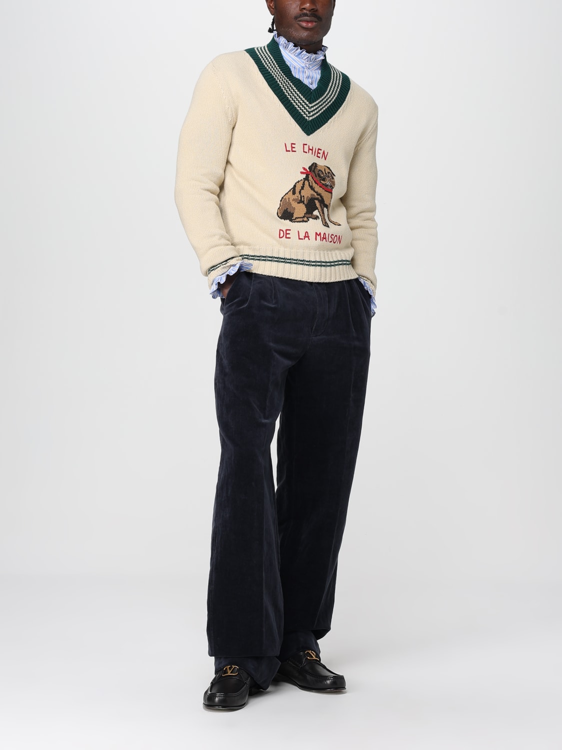 VALENTINO SWEATER: Sweater men Valentino, Butter - Img 2