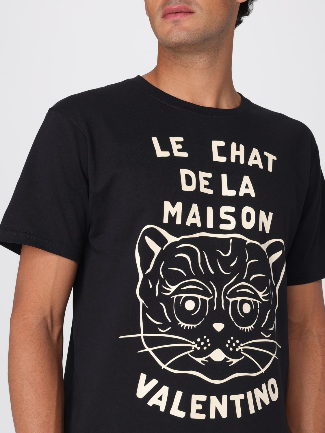 VALENTINO T-SHIRT: T-shirt men Valentino, Black - Img 5