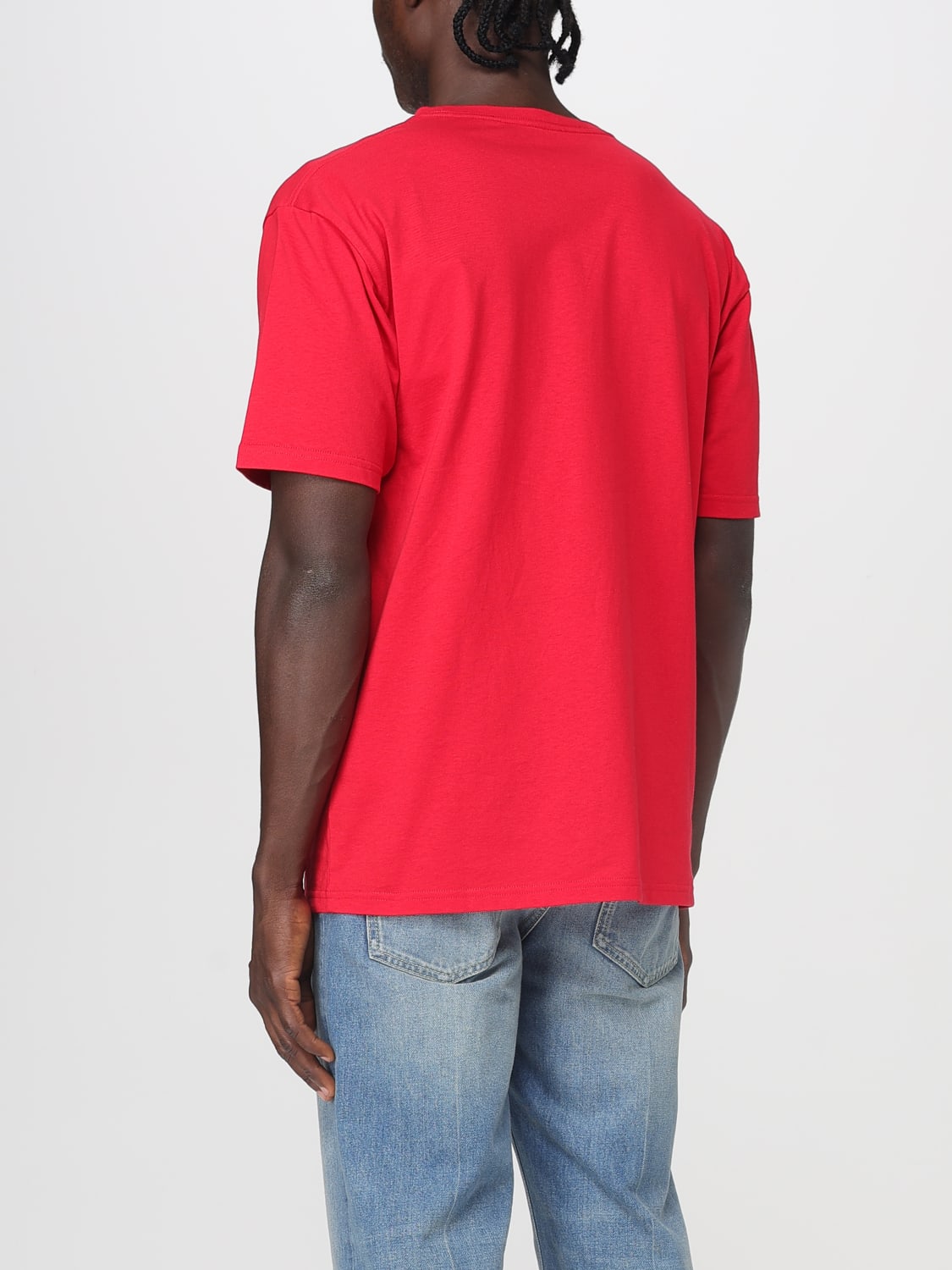 VALENTINO T恤: T恤 男士 Valentino, 红色 - Img 3