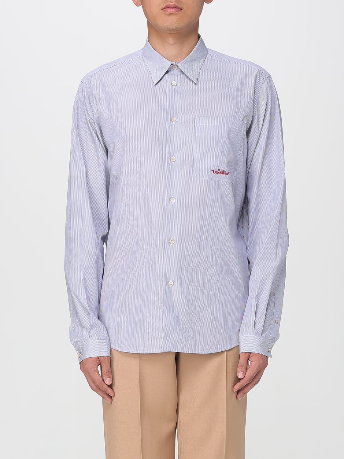VALENTINO SHIRT: Shirt men Valentino, Gnawed Blue - Img 1