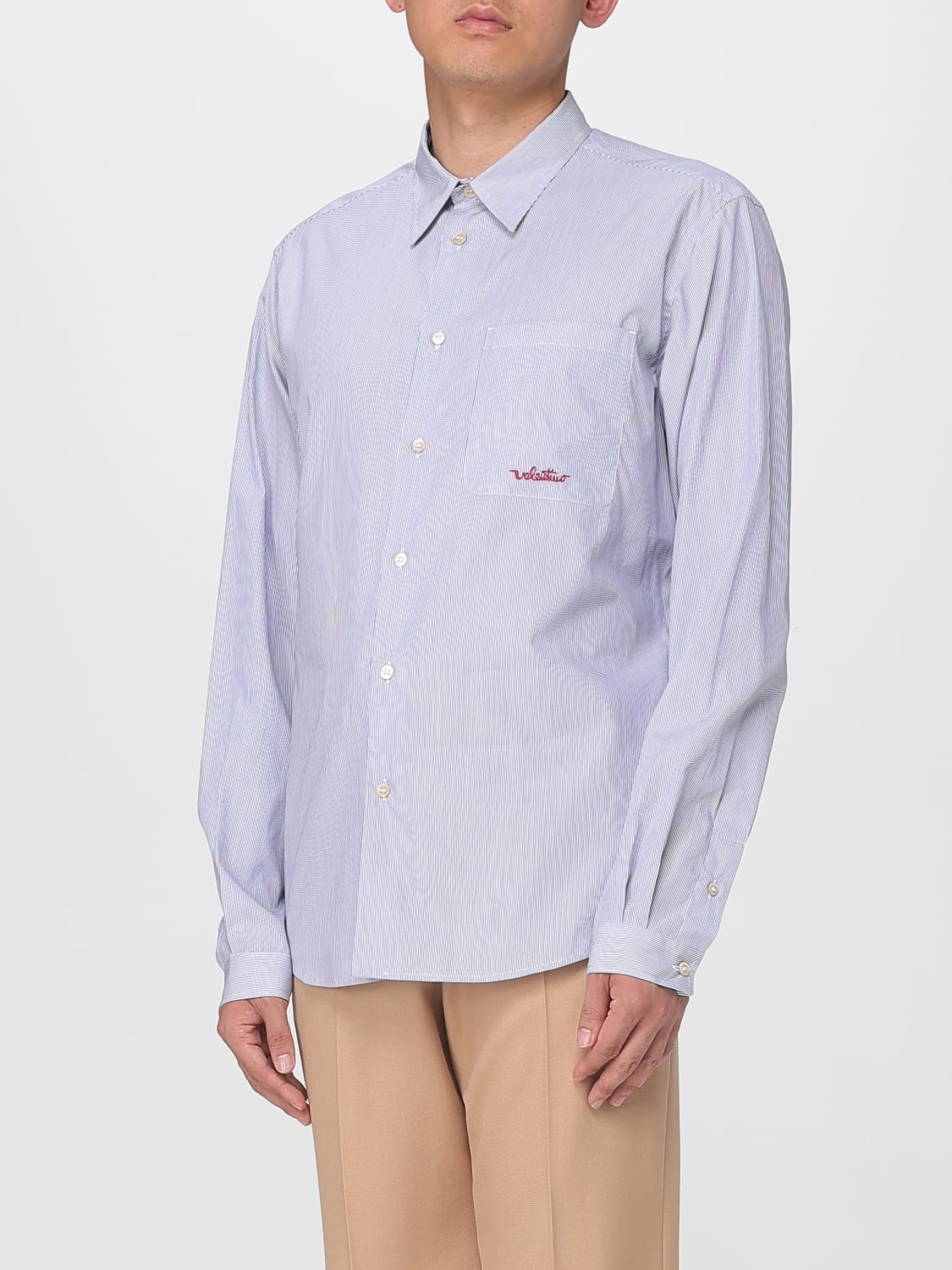 VALENTINO SHIRT: Shirt men Valentino, Gnawed Blue - Img 4