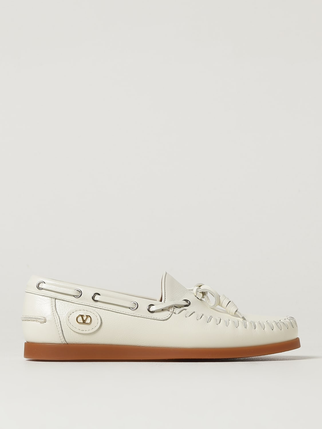 VALENTINO GARAVANI LOAFERS: Shoes men Valentino Garavani, Ivory - Img 1