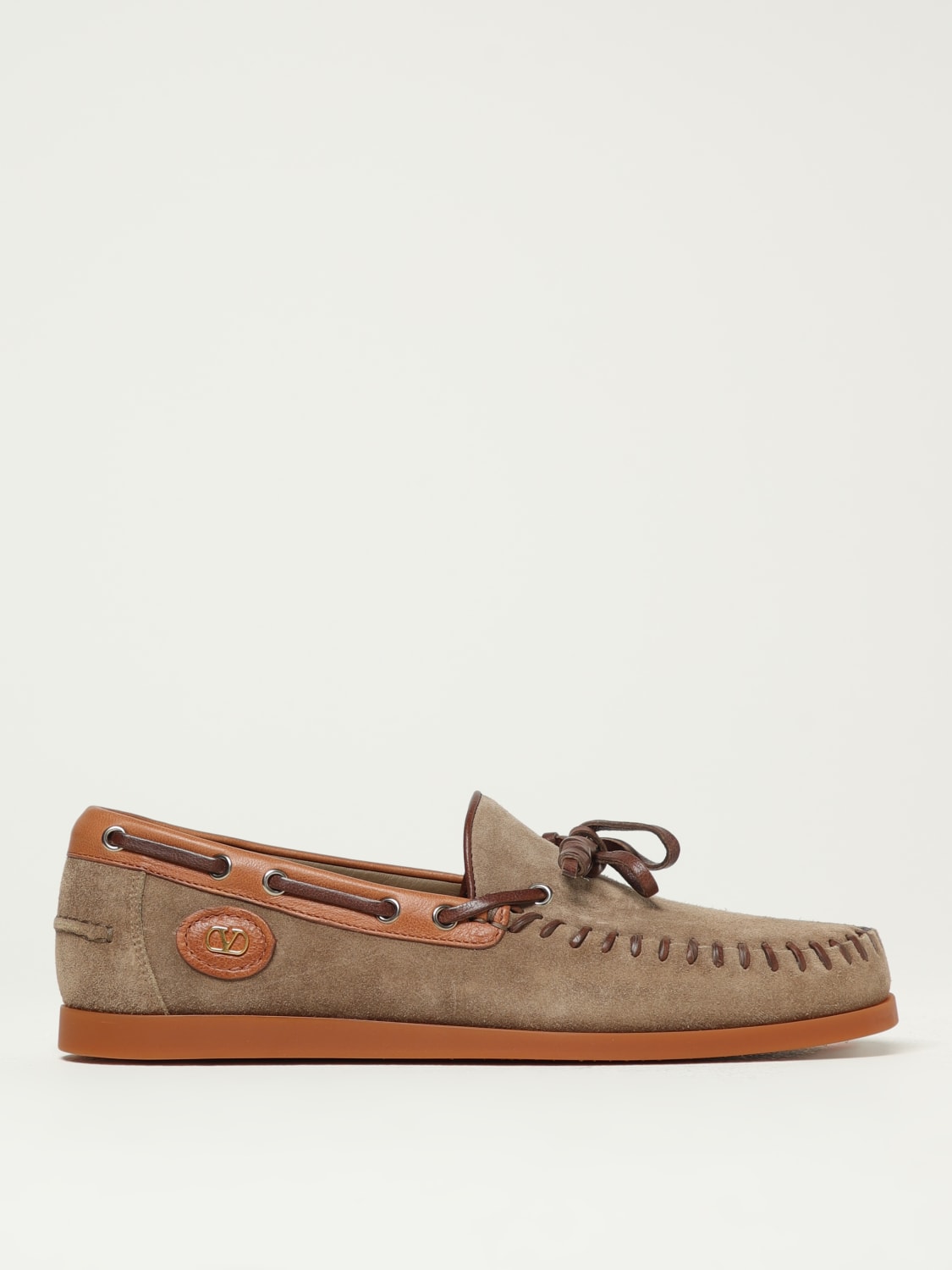 VALENTINO GARAVANI LOAFERS: Shoes men Valentino Garavani, Beige - Img 1