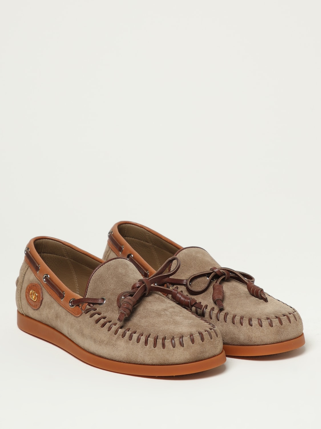VALENTINO GARAVANI LOAFERS: Shoes men Valentino Garavani, Beige - Img 2