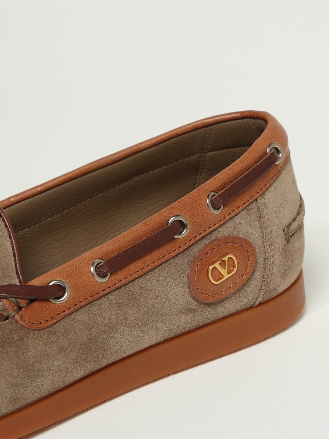 VALENTINO GARAVANI LOAFERS: Shoes men Valentino Garavani, Beige - Img 4