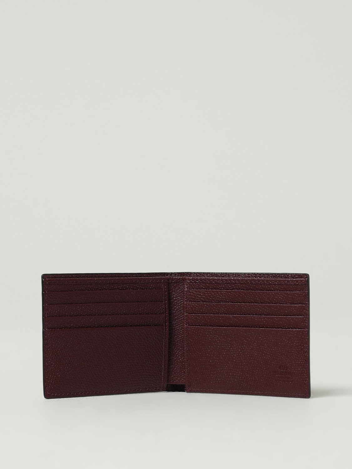 VALENTINO GARAVANI WALLET: Wallet men Valentino Garavani, Burgundy - Img 2