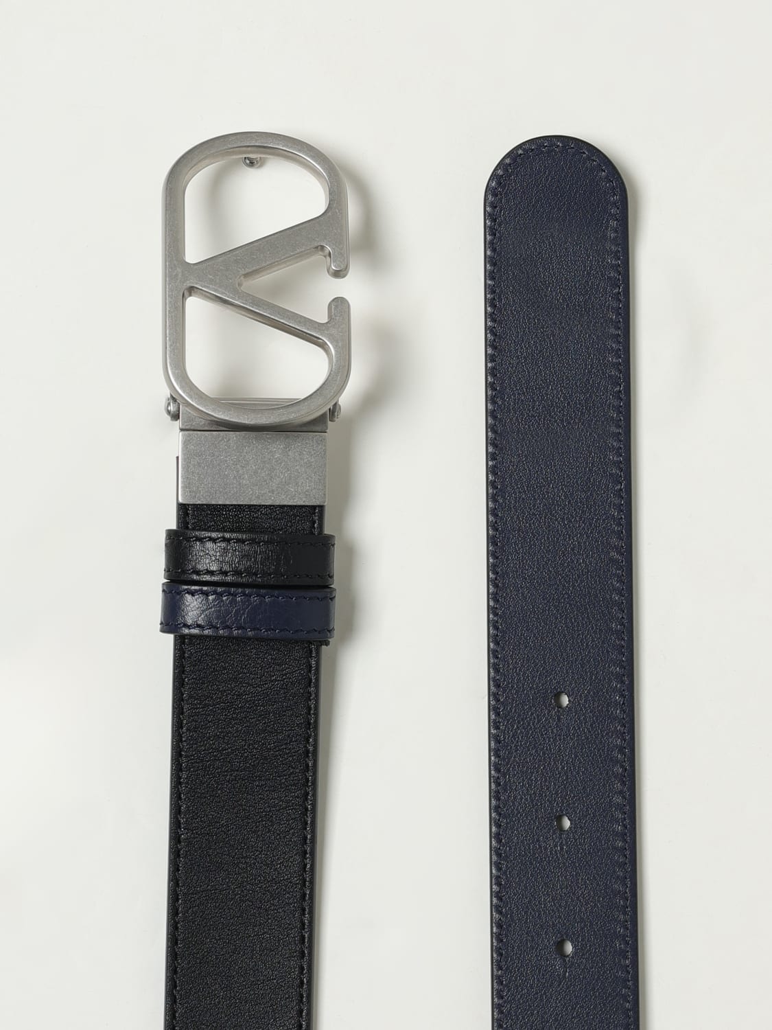 VALENTINO GARAVANI 皮带: 皮带 男士 Valentino Garavani, 黑色 - Img 3