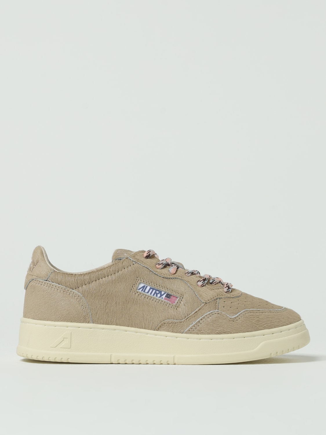 AUTRY SNEAKERS: Sneakers Medalist Autry in cavallino , Beige - Img 1